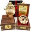 The Dream Chaser Compass, in Wooden Box - Go Confidently-2026 Graduation Gifts for Him, College, High School, Birthday Gift Idea for Son, Boys - Greeting Card Included, Motivational Present view 1