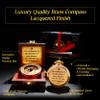 The Dream Chaser Compass, in Wooden Box - Go Confidently-2026 Graduation Gifts for Him, College, High School, Birthday Gift Idea for Son, Boys - Greeting Card Included, Motivational Present view 4