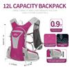 IX INOXTO Hydration Pack Backpack, Lightweight Water Backpack with 2L Hydration Bladder Daypack for Men Women,Running Hydration Vest for Trail Running Hiking Cycling Race Climbing (Pink) view 2