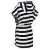 Regatta Childrens/Kids Bernessa Striped Towelling Poncho (7-8 Years) (Navy) view 4