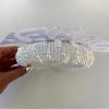 MapleLeaf Bride headband,Elegent Pearl Bridal Headband with Veil, Wedding Crown, engagement party Wedding Veil, Bachelorette Party view 4