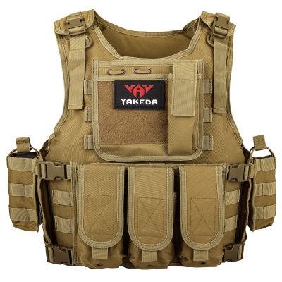 vAv YAKEDA Tactical Vest Airsoft Vest for Men (Tan)