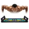 Upgraded Push Up Board:,Portable Home Gym, Strength Training Equipment, Push Up Handles for Perfect Pushups, Home Fitness for Men and Women14 in 1 Push-Up Rack Board Training Sport Workout Fitness Gy view 2
