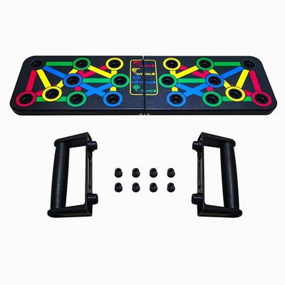 Upgraded Push Up Board:,Portable Home Gym, Strength Training Equipment, Push Up Handles for Perfect Pushups, Home Fitness for Men and Women14 in 1 Push-Up Rack Board Training Sport Workout Fitness Gy