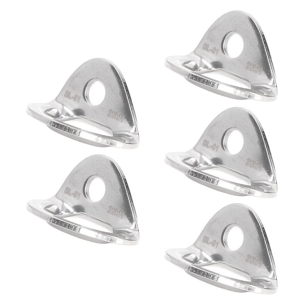 Qinlorgo Rock Climbing Bolt Hanger, Climbing Hanger 5PCS for Aerial Work