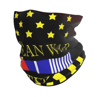 Korean War Veteran with Uv Protection Sweat Suitable for Travel Leisure Multifunctional Neck Black
