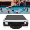 Qiilu 1 x Billiard Balls Storage Box Snooker Billiard Balls Storage Box Pool Carrying Case Accessory with Carry Handle view 1