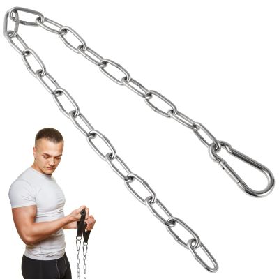 23.62Inch Fitness Chain Weight Chain Extension Gym Extension for Triceps Exercise Deadlift Back Squat