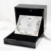 Heart Knot Silver Necklace Luxury Box Mom Necklace, Gifts for mom, Heart Knot Silver Necklace, Gift from Daughter, Mom Birthday Gift, Mother's Day g view 2