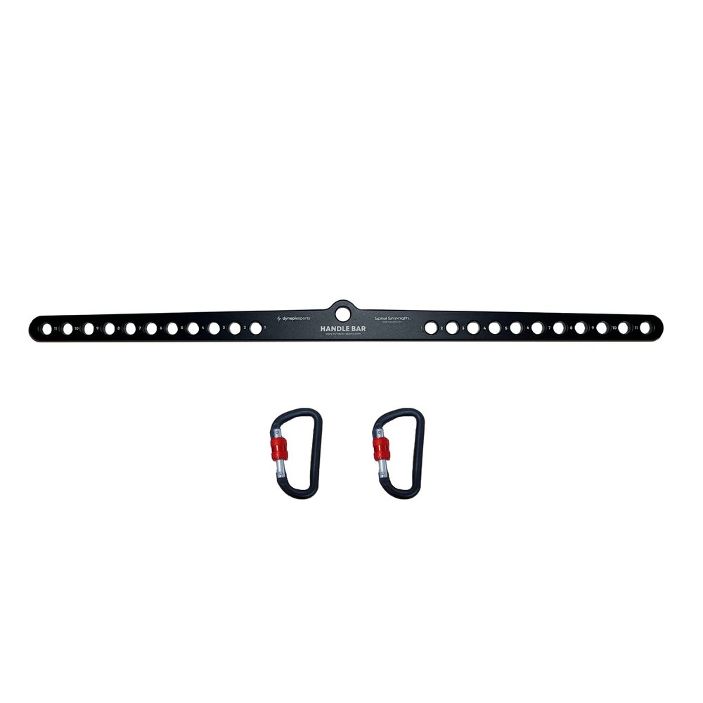 Spiral Strength Handle Bar Black