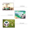 Cube Timer ABS 3 Buttons 1.4in 4 Sided Digital Countdown Stopwatch for Private Poker Chess Casinos Timer (White) view 4