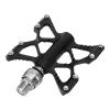 RiToEasysports Quick Release Pedal, 1 Pair K5 Aluminum Alloy Bearing Pedals for Road Mountain Folding Bikes (Black (Boxed)) view 1