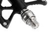 RiToEasysports Quick Release Pedal, 1 Pair K5 Aluminum Alloy Bearing Pedals for Road Mountain Folding Bikes (Black (Boxed)) view 2