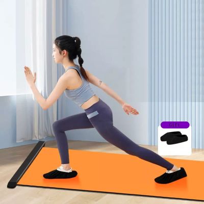 IMPREC Slide Board, Including Sliding Booties & Carrying Bag,for Speed Balance Training,Sliding Mat for Hockey Skiing Ice Skating at Home (Color : Pink, Size : 1.4m)