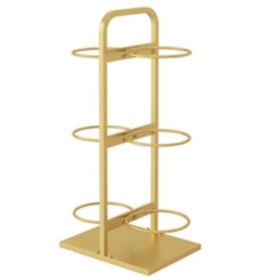 WIGING Basketball Storage Rack, Sports and Fitness Equipment Storage Rack, Toy/Sports Gear Storage Indoor/Outdoor Shelf (Color : Gold, Size : 40x30x88cm)