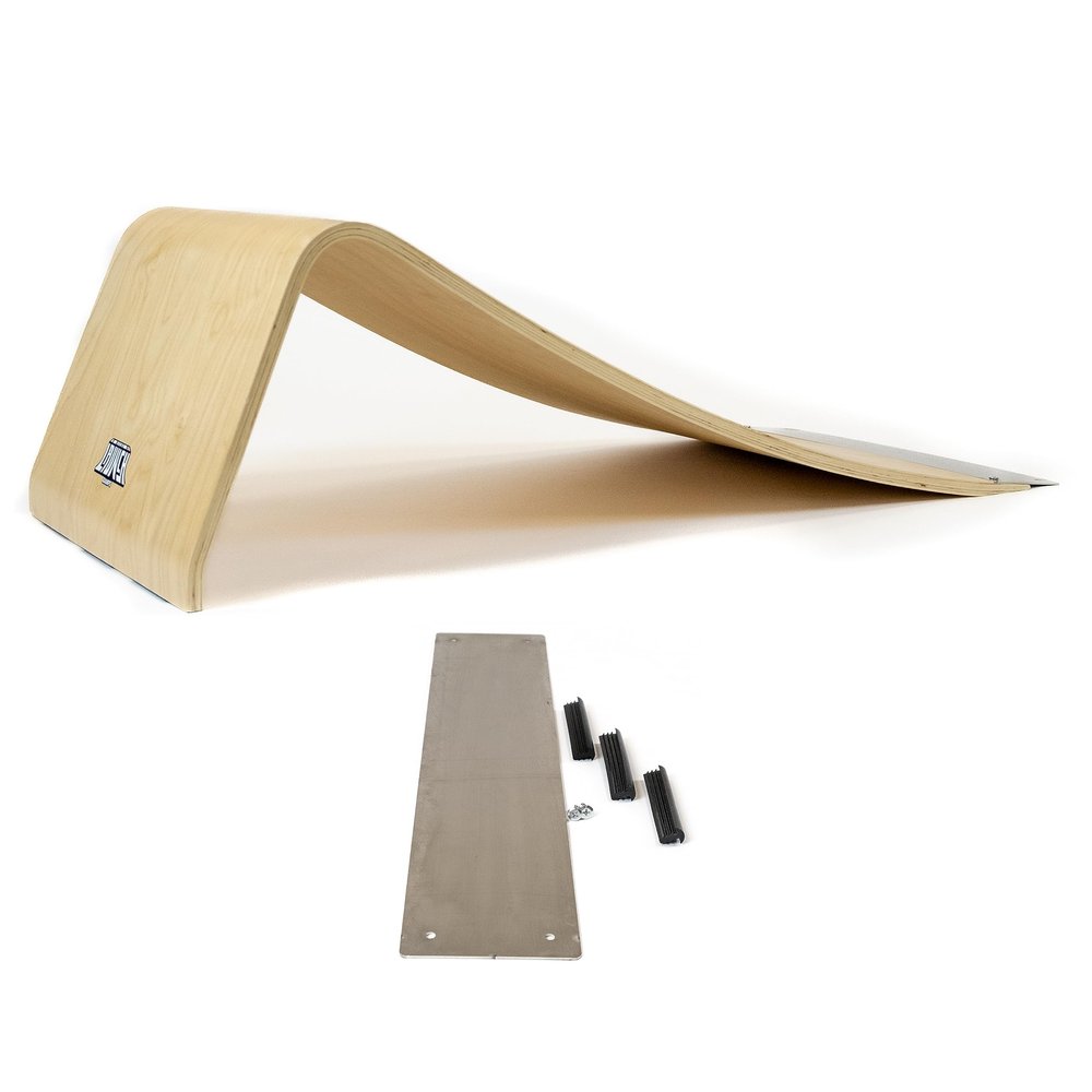 Official Launch Ramp 14" High Kicker Jump Ramp for Pro Scooter Riders Skateboard BMX MTB Wooden Durable Portable Lightweight Good for All Skill Levels (44 X 21 X 14)