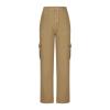 Parachute Cargo Pants Women's Baggy Streetwear Y2K Pants Denim Cargo Jeans Relaxed Fit Wide Leg Pants for Teen Girls view 4