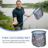 BESPORTBLE Fish Catching Net Fishing Tool for Easy Catching and Releasing Suitable for Bank Boat and Aquarium Use Random view 2
