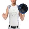Cabasse Youth Chest Protector, Heart-Guard/Sternum Protection Shirt for Baseball, Football, T Ball, Lacrosse & Goalies (X-Large, White/Camo (Crewneck)) view 3