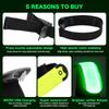 KOSKILL LED Armband Running USB Rechargeable(2 Pack), High Visibility Wristband for Runners, Joggers, Pet Owners, Cyclists, Adjustable Waterproof Reflective Bracelets for Night Running, Walking view 3