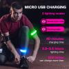 KOSKILL LED Armband Running USB Rechargeable(2 Pack), High Visibility Wristband for Runners, Joggers, Pet Owners, Cyclists, Adjustable Waterproof Reflective Bracelets for Night Running, Walking view 2