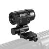 Tactical 3X Magnifier Scope for 1x20mm Red Dot Sight,3x22mm Compact Push-Button Mount for 20mm Rail Mount Hunting Accessories view 2