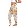 Aflyko Easter Women Dance Pants Cute Bunny Rabbits Boho Trousers Yoga Hip Hop Loose Fit Sweatpants Breathable Lounge Harem Pants M view 3