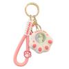 Vlmazlm Cat Cool Keychains Astronaut Kawaii Key Chavin with Sunset Light,Cute Rabbit Keychains Pendant Car Keychains (pink) view 1