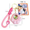 Vlmazlm Cat Cool Keychains Astronaut Kawaii Key Chavin with Sunset Light,Cute Rabbit Keychains Pendant Car Keychains (pink) view 2