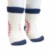 BAICAIYU Baby First Birthday Baseball Socks 2 Pairs Boys and Girls Toddlers Medium Tube Boneless Socks Cute view 3