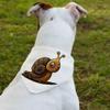 Snail Print Pet Bandana Collar - Graphic Scarf Collar - Illustration Dog Bandana - XL view 2