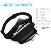 Waist Pack Bag Fanny Pack for Men&Women Hip Bum Bag with Adjustable Strap for Outdoors Workout Traveling Casual Running Hiking Cycling (New Black) view 2