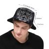Cool Lion Pattern Bucket Hats Fashion Sun Cap Packable Outdoor Fisherman Hat for Women and Men view 3