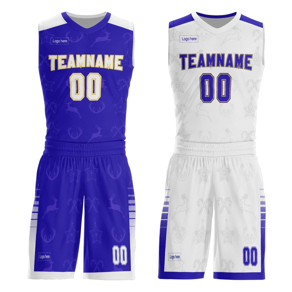 Mens Reversible Basketball Jersey Custom Basketball Uniform for Youth Athletic Practice Game Sport Shirts with Team Name Number Logo
