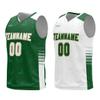 Mens Reversible Basketball Jersey Custom Basketball Uniform for Youth Athletic Practice Game Sport Shirts with Team Name Number Logo view 2