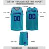 Mens Reversible Basketball Jersey Custom Basketball Uniform for Youth Athletic Practice Game Sport Shirts with Team Name Number Logo Purple-White view 2