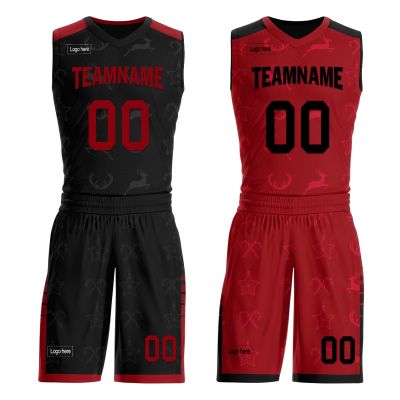 Mens Reversible Basketball Jersey Custom Basketball Uniform for Youth Athletic Practice Game Sport Shirts with Team Name Number Logo