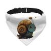 Cute Cartoon Pet Bandana Collar - Cute Snail Scarf Collar - Themed Dog Bandana - XL view 1