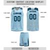 Mens Reversible Basketball Jersey Custom Basketball Uniform for Youth Athletic Practice Game Sport Shirts with Team Name Number Logo view 2