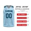 Mens Reversible Basketball Jersey Custom Basketball Uniform for Youth Athletic Practice Game Sport Shirts with Team Name Number Logo view 3
