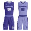 Mens Reversible Basketball Jersey Custom Basketball Uniform for Youth Athletic Practice Game Sport Shirts with Team Name Number Logo view 1