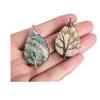 Opexicos 2Pcs Abalone Shell Stone Pendant 30 x 40 mm Handmade Pendant view 1