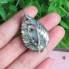Opexicos 2Pcs Abalone Shell Stone Pendant 30 x 40 mm Handmade Pendant view 3