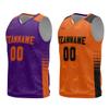 Mens Reversible Basketball Jersey Custom Basketball Uniform for Youth Athletic Practice Game Sport Shirts with Team Name Number Logo view 2