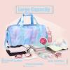 Dance Bag Girls Duffle Bags Teen Sports Gym Bags Weekender Sleepover Overnight Bag with Shoe Compartment and Wet Pocket view 2
