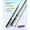 3/4 Jointed Snooker Billiard Pool Cue Handmade Ash Shaft Tips 10mm with Extension Accessories Hard Case/Bag,B,10mm view 2