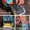 Azarxis Trail Gaiters Low Ankle Gators Shoes Boots Cover Breathable & Sand Protection for Men Women Running Triathlon Marathon Cycling Hiking Long Distance Backpacking Ourdoor Sports (Green, L) view 3