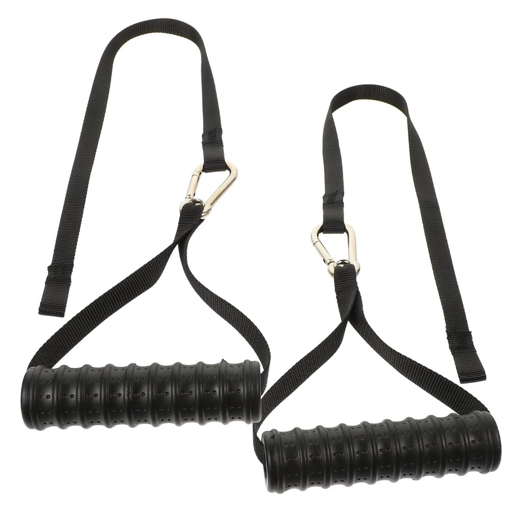 BESPORTBLE 1pair Lightweight Fitness Resistance Handle Bars for Cable Machines Comfortable Grip for Muscle Training and Home Workouts Portable Exercise Equipment for Travel