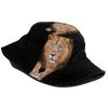 MANQINF Unisex Funny Lion Print Bucket Hat Summer Travel Fisherman Cap for Women Men Teens view 2