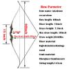 60 Inch Black Hunter Takedown Recurve Bow and Arrow Set 20-60lbs Traditional Wood Longbow with Bamboo Core Limbs Right/Left Handed American Hunting Longbow (25 Lbs, Right Handed) view 2